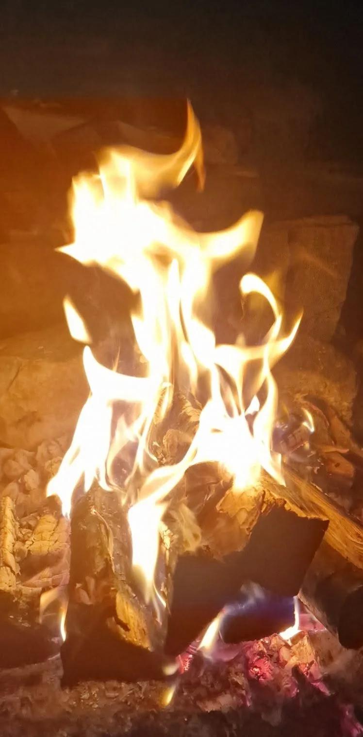 Brennende bål