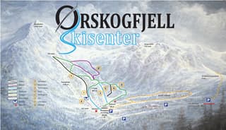 Løypekart for Ørskogfjellet