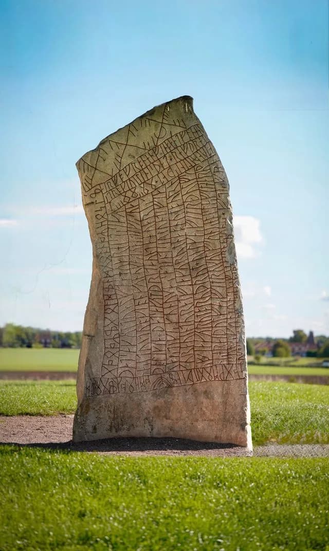 Runestein i Svensk landskal Røksteinen