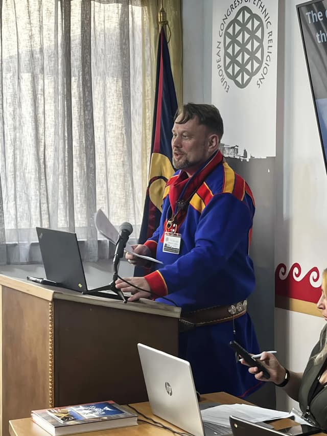 Sjamanistisk Forbund på European Congress of Ethnic Religions 2025 i Athen