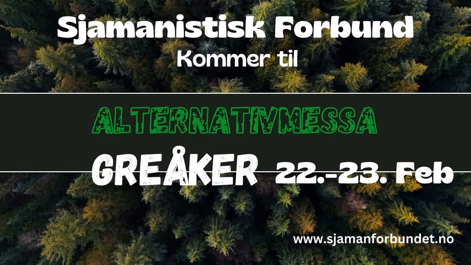 Sjamanistisk Forbund til Alternativmessen på Greåker