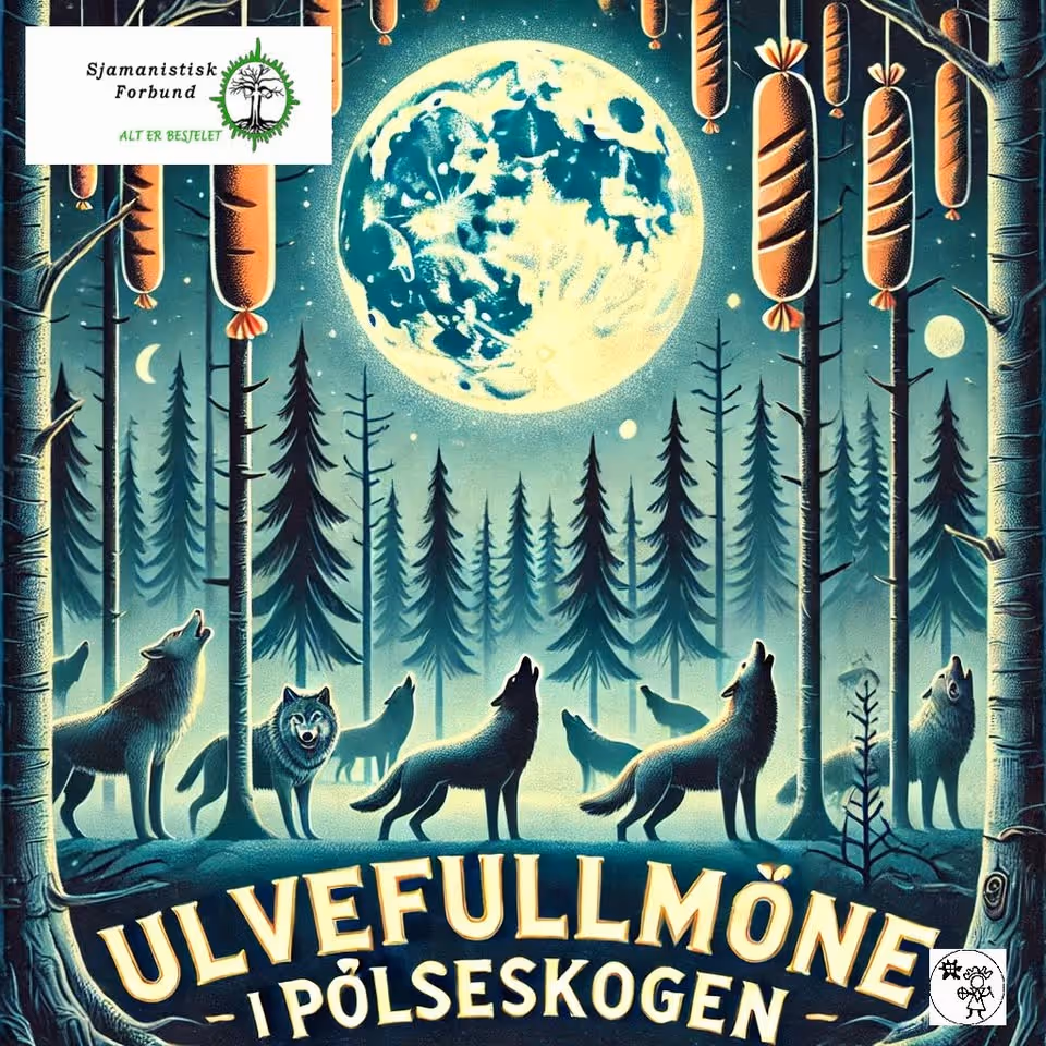 Årets første fullmåneseremoni i Pølseskogen