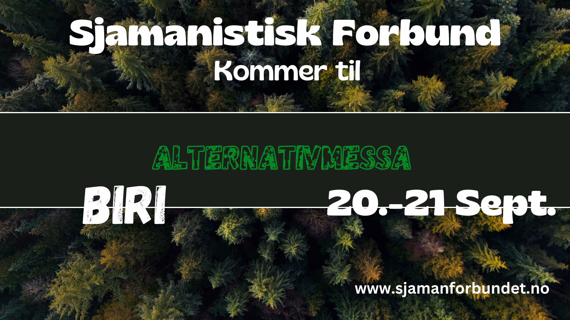 Sjamanistisk Forbund kommer til alternativmessa på Biri