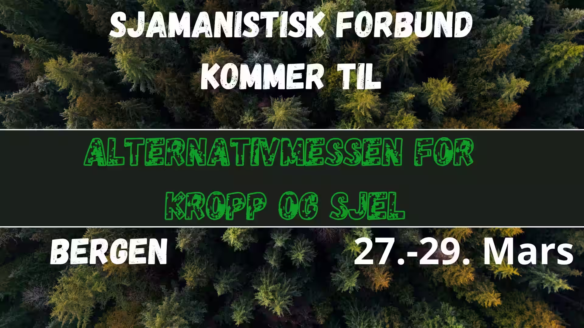Sjamanistisk Forbund til alternativmessen for Kropp og Sjel Bergen