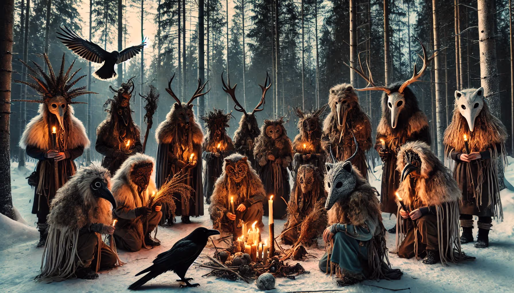 Vintersolverv i Pølseskogen (Blaker)