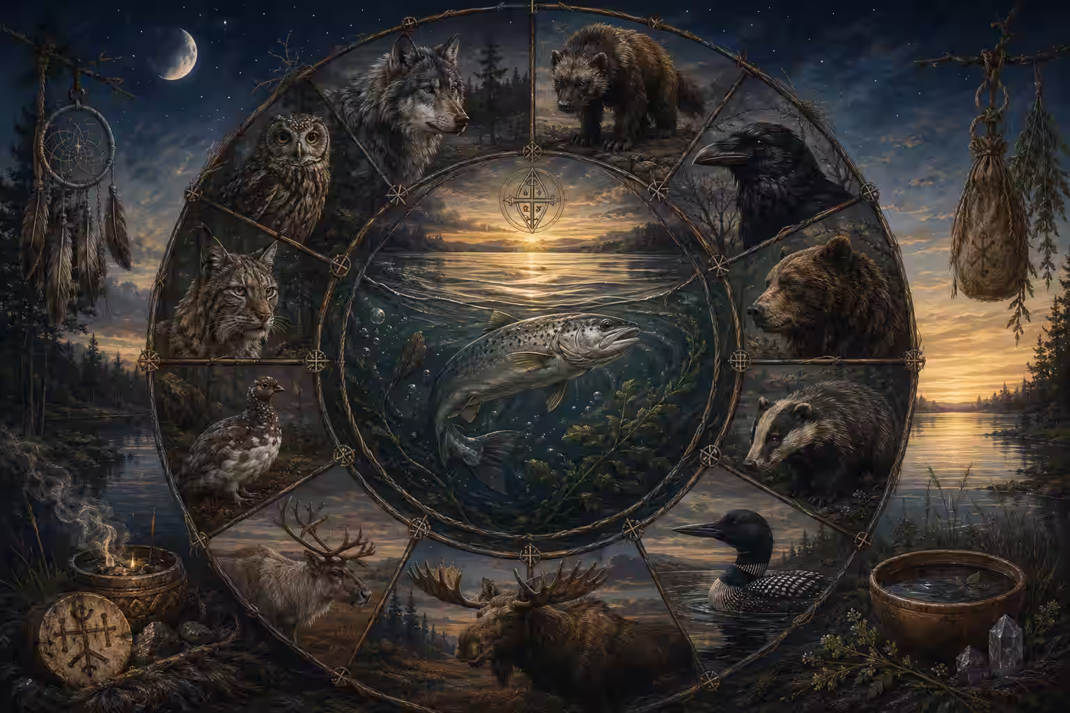 Sjamanistisk horoskop for August